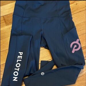 Lululemon x Peloton Navy Leggings size 2